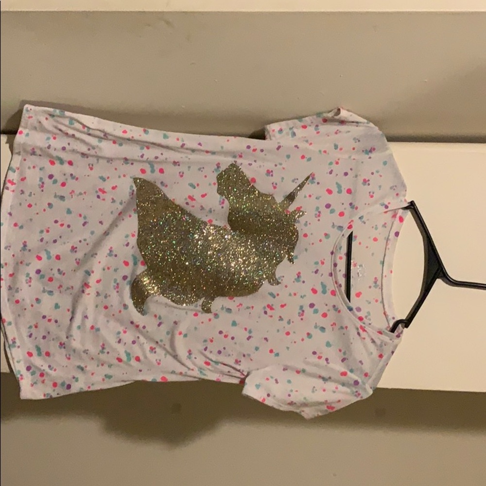 Unicorn rain bow shirt